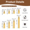 PATIKIL 80Pcs M3 Hex Standoff Spacer, Male to Female Copper