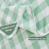 BALCONY & FALCON Rectangular Checkered Tablecloth Waterproof Washable Gingham Reversible