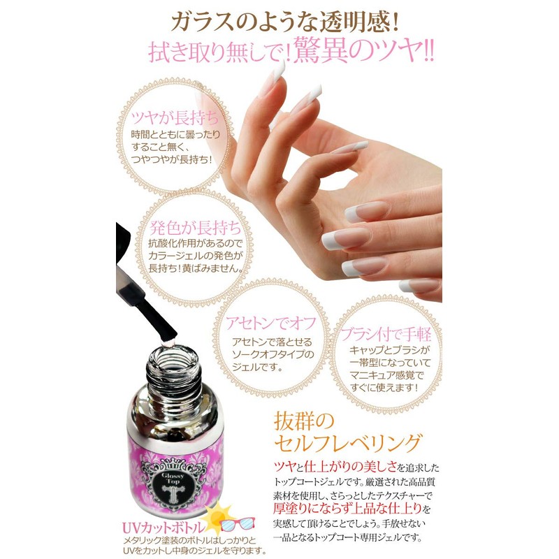 Nail Recipe Gel Nail Gel Non-Wipe Top Gel Base Gel