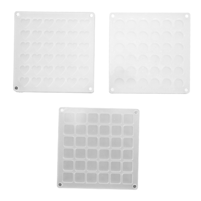 3pcs 36 Grids Acrylic Magnetic Shell Display Case Decorative Shell