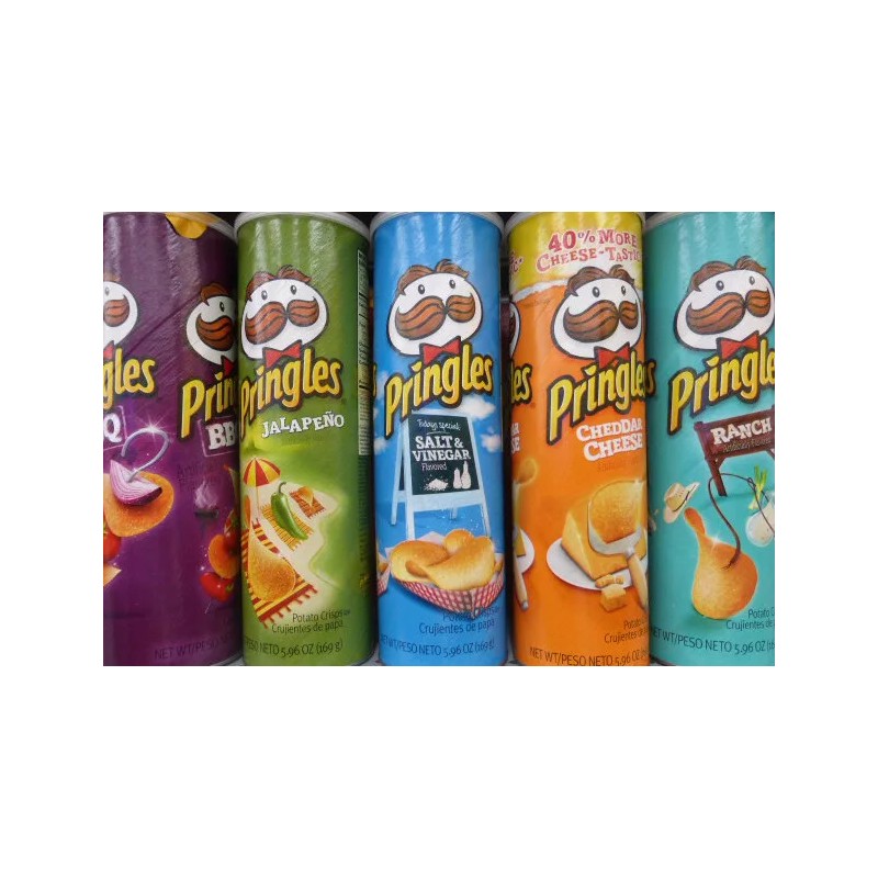 Pringles Super Stack Potato Crisps Chips ~ Pick One Can