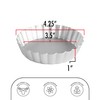 Fat Daddio's 4 1/4-Inch Removable Bottom Mini Tart Pan