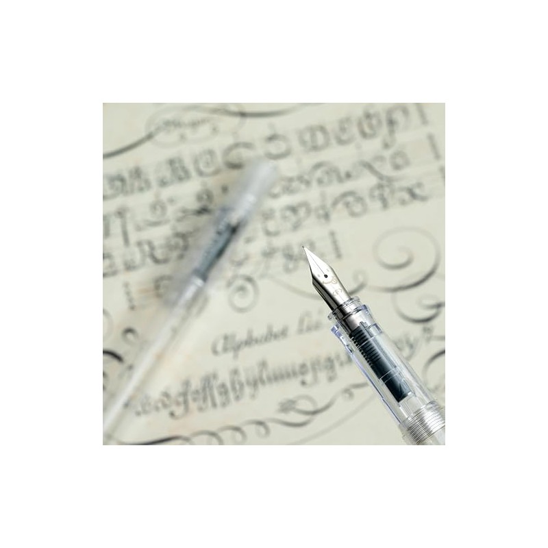 PILOT Kakuno Fountain Pen, Clear Barrel, Extra Fine Nib (10816)