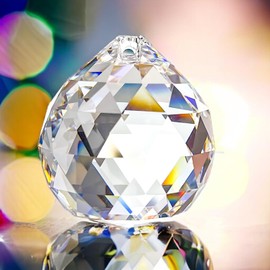 CHRISTOPH PALME Exquisite lead crystal balls 20 mm sun catcher set Sina 4 pieces. Bring radiant shine and elegance to your home. Sun catcher rainbow crystal