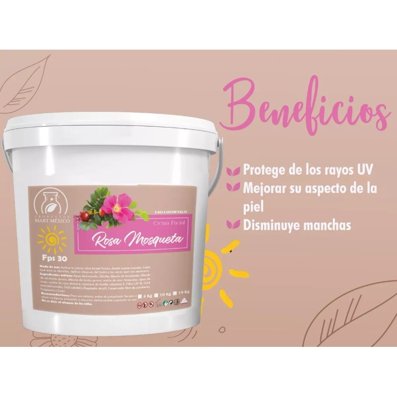 Productos Mart Mexico Crema De Rosa Mosqueta Anti-edad Con Filtro