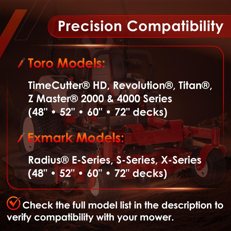 ATRACYPART Caster Fork for Exmark & Toro, Compatible with Exmark