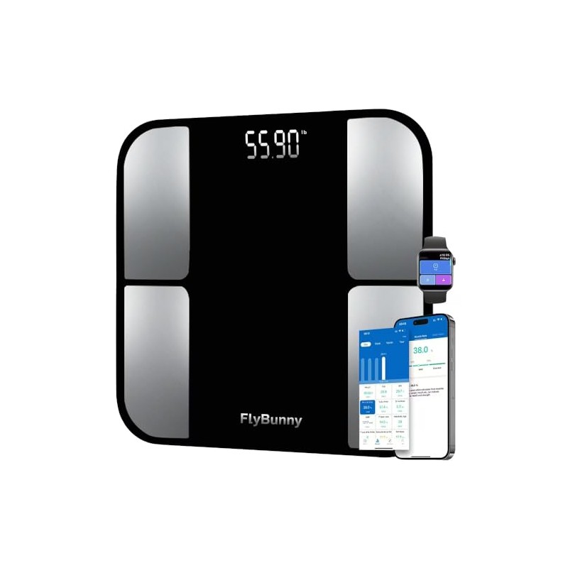 Digital Smart Body Weight Scale - Large Display Bathroom Digital
