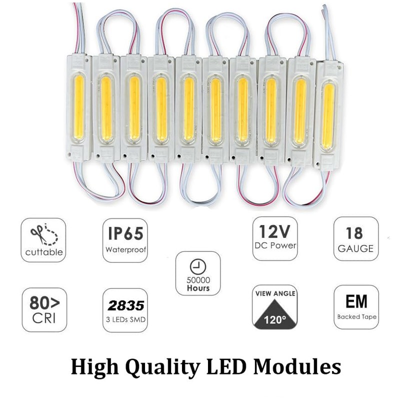 100pcs 12V Replacement Lights for Inflatables Waterproof LED Module Lights