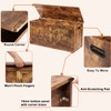 Timberer 39.4" Storage Chest, Wooden Storage Bench, Large Storage Trunk