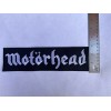 Unbranded Motorhead Patch 10” inch Embroidered Metal back patch White