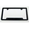 Ireland Irish Flag Black Plastic Car License Plate Frame Domed