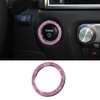 RGOAANC RGOAANC Crystal Rhinestone Car Engine Start Stop Decoration Ring,