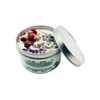 TOMOKO White Sage Scented Candle with Rose, Lavender and Crystal!