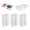 Naisfei 40 Pcs Double Compartment Condiment Containers with Lids, 2