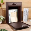 Yaocom Locking Mailbox with Key for Outdoor 16.2 x 11.2