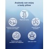 ZonLi Adjustable Memory Foam Body Pillow for Adults, Firm Support
