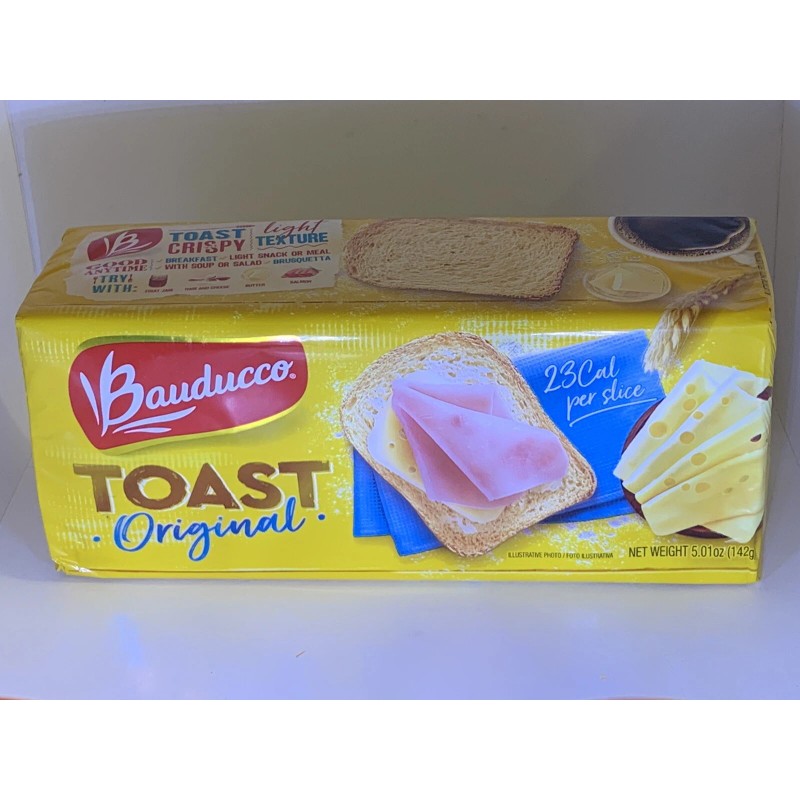 Bauducco TOAST crispbread - Original, Multigrain, Whole Wheat - 5.1oz
