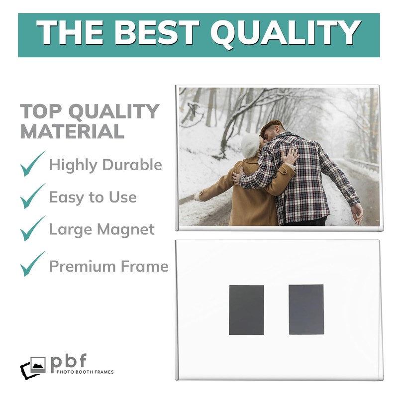 pbf 3-Pack 5x7 & 3-Pack 7x5 Magnetic Picture Frames for