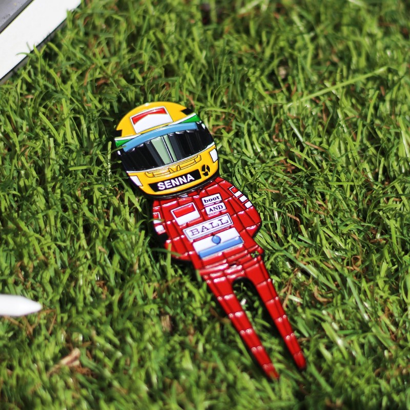 Ayrton Senna F1 Golf Divot Tool & Ball Marker