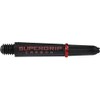 Harrows Supergrip Carbon Shafts - 5 sets (15) (Short, Black/Red)