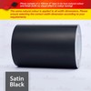SATIN BLACK, 1/2" | 12mm, Self-Adhesive Vinyl Pin Stripe Line