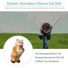 Electric Cute Simulation Cat Yellow Cat Singing and Dancing Cat