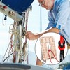 Learn Knot Training Board,Wooden Knot Tying Practice Board Kit with
