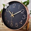 LiRiQi 30 cm Modern Quartz Silent Wall Clock, Wall Clock