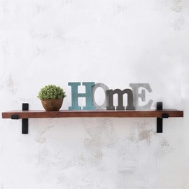 Rustic Wood Home Word Sign for Home Decor Freestanding Cutout Home Word Table Decor Centerpiece Decorative Wooden Home Letters Wall Shelf Decor