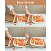 Sliding Pizza Peel, large Pizza Peel Metal Sliding Tray 16"