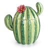 Blue Sky Clayworks Cactus Ceramic Sugar Bowl with Lid, 5"