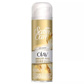 Gillette Satin Care with A Touch of Olay Shave Gel for Women, 7 oz