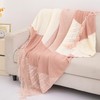 EVENHUG Knitted Throw Blanket for Couch Sofa Chair Bed Home