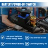 UHANBUT Battery Disconnect Switch, 12V/24V General High Current Master Battery