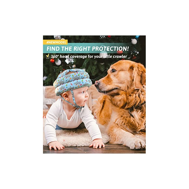 Simply Kids - Casco de bebé para gatear, caminar, protector