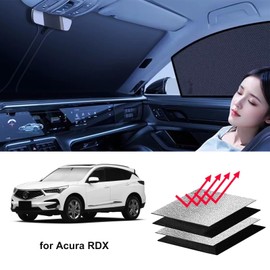 for Acura RDX Windshield Sun Shade - Foldable Windshield Cover Sun Shade RDX 2019-2025 Accessories Protect Car from Sun Rays Overlapping UV Reflective Window Sunshade