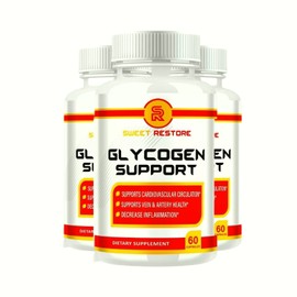 Sweet restore 3-Pack Sweet Restore Glycogen Support to Regulate Blood Pressure - 180 Capsules