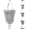 Rain Chains Direct Contempo Rain Chain, 8.5 Feet Length, Aluminum,