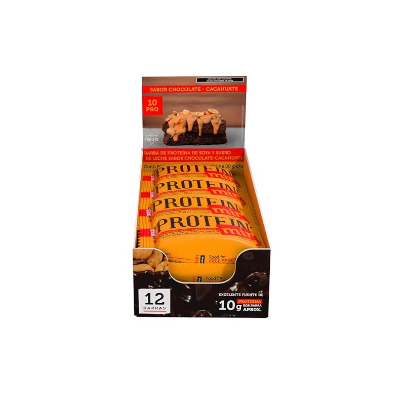 Wild Protein Mini Barras de Protena Sabor Cacahuate 10 g