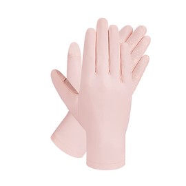 OHGOLF Women Anti-UV Gloves Sun Protection UPF 50+ Full Finger Summer Cycling Touchscreen Gloves for Golf Driving Hiking SLM3M113D Pink