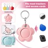 JDHTMTCBGX 4 Pack Leather Tracker Cover Compatible with Airtag Holder