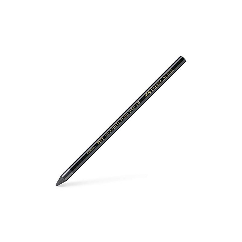 Faber-Castell PITT Graphite 6B Pure Pencil,Green,Grey,Black