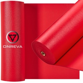 ONREVA Tool Box Liner 30 inch Wide x 22 Ft Large, Toolbox Drawer Liners, Heavy Duty Shelf Rubber Mat, Non Slip Pad Organizer for Rolling Tool Chest Drawers, Cabinet, Workbench, Red