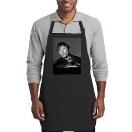 Shamrock Solutions Viggo Mortensen - Kitchen Cooking Cotton Apron SRS #G469999, Black
