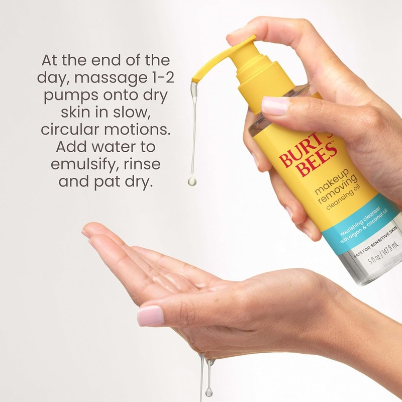 Burt's Bees Makeup Cleanses Oil Removes Normal and Dry Skin