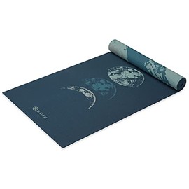 Gaiam Yoga Mat - Premium 6mm Print Reversible Extra Thick Non Slip Exercise & Fitness Mat for All Types of Yoga, Pilates & Floor Workouts (68" x 24" x