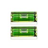 ELVES 2Pcs Small Bubble Level Frame Mural Hanging 15x15x40mm Mini