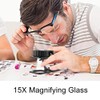 20X Lupa Plegable Port¨¢Til Soporte Lupa Lente Lupa Escala de