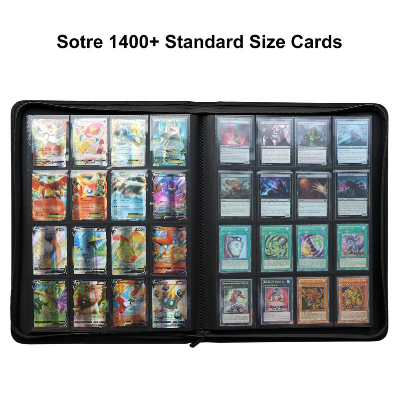 Rieton 16 Pocket 1408 Pockets Card Binder, Large Ringless Side