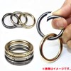 Audiofan Round Carabiner Key Ring Keychain 6 Pcs Outer Diameter